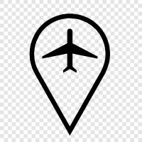 airport, air, flight, travel icon svg