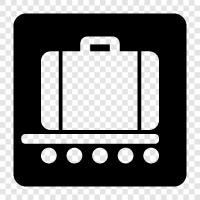 airport, travel, baggage, luggage icon svg