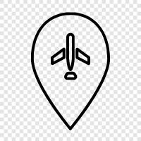 Airport, Transportation, Travel, Flight icon svg