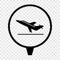 Havalimanı, Plane, Havaalanları, Ulaşım ikon svg