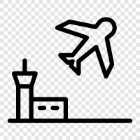 airport, planes, airports, travel icon svg