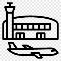 airport, airport terminal, airport taxi, airport shuttle icon svg