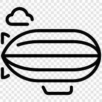 airships, airships history, airships design, airship engineering icon svg