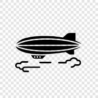 airships, airships history, airships design, airships engineering icon svg