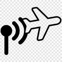 airspace, controllers, navigation, air traffic control icon svg