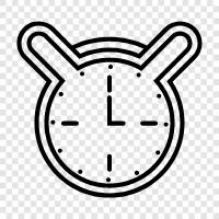 alarm clock, digital clock, alarm clock radio, alarm clock app icon svg