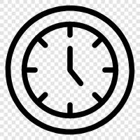 Wecker, digitale Uhr, antike Uhr, Wanduhr symbol