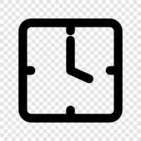 alarm clock, digital clock, analog clock, time icon svg