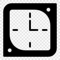 Wecker, digitale Uhr, analoge Uhr, Uhr symbol