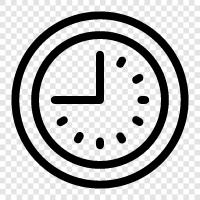 alarm, time, date, time zone icon svg