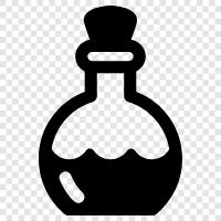 Alchemy, Glass, Bottles, Lab icon svg