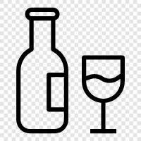 Alkol, Şarap, Bira, Likör ikon svg