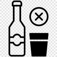 Alcohol, Drink, No Alcohol, No Drinks icon svg