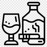 Alcohol, Wine, Beer, Spirits icon svg
