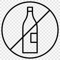 Alcoholfree, Drydrinking, Teetotalism, No Alcohol icon svg