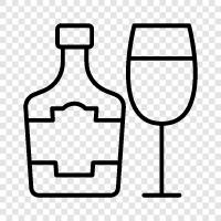 alcoholic drinks, mixed drinks, nonalcoholic drinks, cocktails icon svg