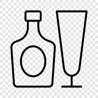 Alkohol, Wein, Cocktails, gemischt symbol