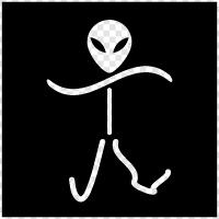 Alien, UFO, Extraterrestrial, Alien technology icon svg