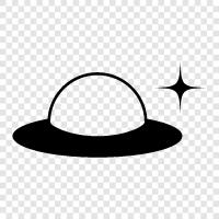 Außerirdische, nicht identifizierte Flugobjekte, Weltraumphänomene, ufo symbol