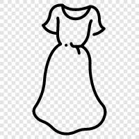 Продажа платья, новое платье, платье в интернете, платье в алин Значок svg