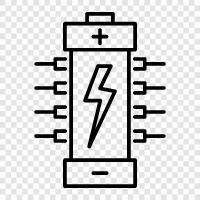 alkaline, lithium ion, rechargeable, nickelcadmium icon svg