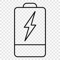 alkaline, charger, electronic, energy icon svg