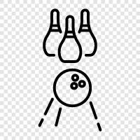 Allee, Ball, Bowling, Bowlingbahn symbol