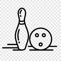 alley, ball, bowling, game icon svg