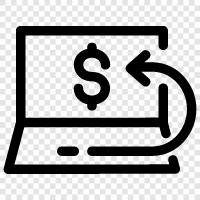 allowance, money back, cash back, pay back icon svg