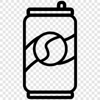 Aluminum, Can, Drink, Glass icon svg