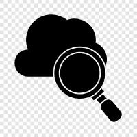 Amazon Cloud Search, Google Cloud Search, Microsoft Azure Search, IBM Watson Search icon svg