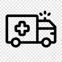 ambulance, emergency, medical, sick icon svg