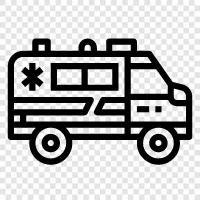 ambulance crew, ambulance service, first aid, paramedic icon svg