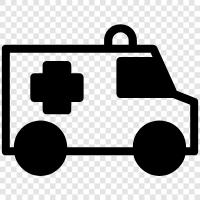 ambulans, paramedik, tıbbi, tıbbi acil durum ikon svg