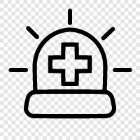 Krankenwagen, Notfall, Rettungsdienst, medizinischer Notfall symbol