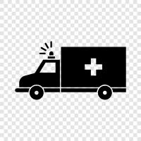 Krankenwagen, medizinischer, Notfall, medizinischer Notfall symbol