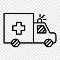 ambulance, emergency ambulance, medical emergency ambulance, paramedic icon svg