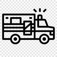 ambulance, ambulance service, emergency medical services, EMT icon svg