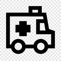ambulance, EMS, medical, hospital icon svg
