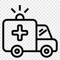 ambulance, EMS, emergency medical service, EMT icon svg