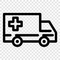 ambulance, medical car, emergency car, ambulance car icon svg