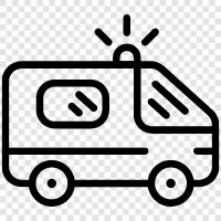 ambulance, medical, medical emergency, EMS icon svg