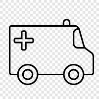 ambulance service, EMS, medical emergency, Trauma icon svg