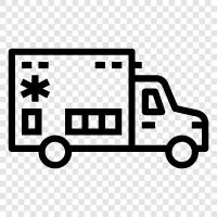 ambulance service, medical emergency, trauma, ambulance technician icon svg