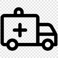 ambulance service, emergency ambulance, paramedic, medical emergency icon svg