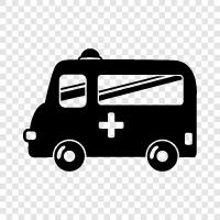 ambulance service, emergency ambulance, medical ambulance, paramedic icon svg