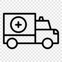 Krankenwagen, Notkrankenwagen, Sanitäter, Krankenhaus symbol