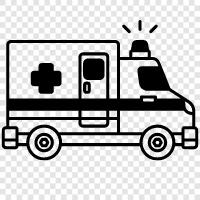 ambulance workers, medical transport, emergency medical services, Ambulance icon svg