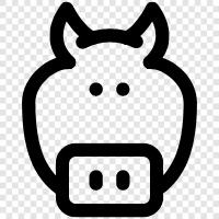 american bison, animal, pride, herd icon svg