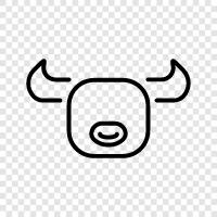 American bison, animal, animal behavior, ecology icon svg